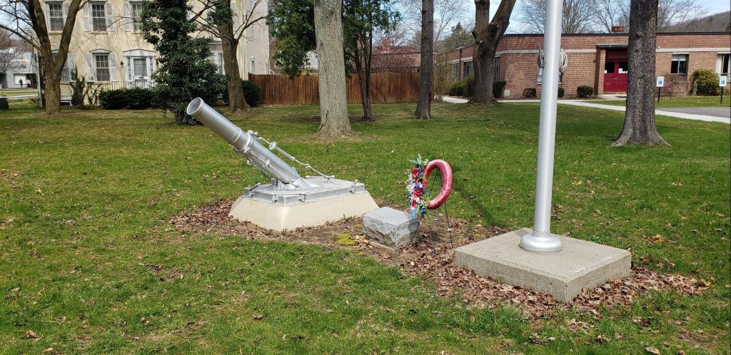 Village of Painted Post World War Monument and Duce After Restoration