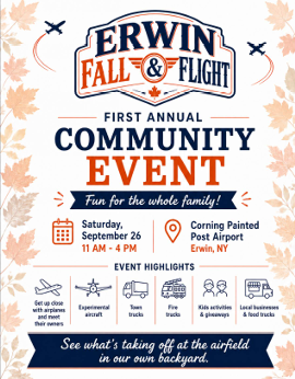 Erwin Fall & Flight Community Event